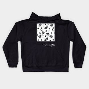 Tom Jobim / Minimal Style Graphic Artwork Design Kids Hoodie